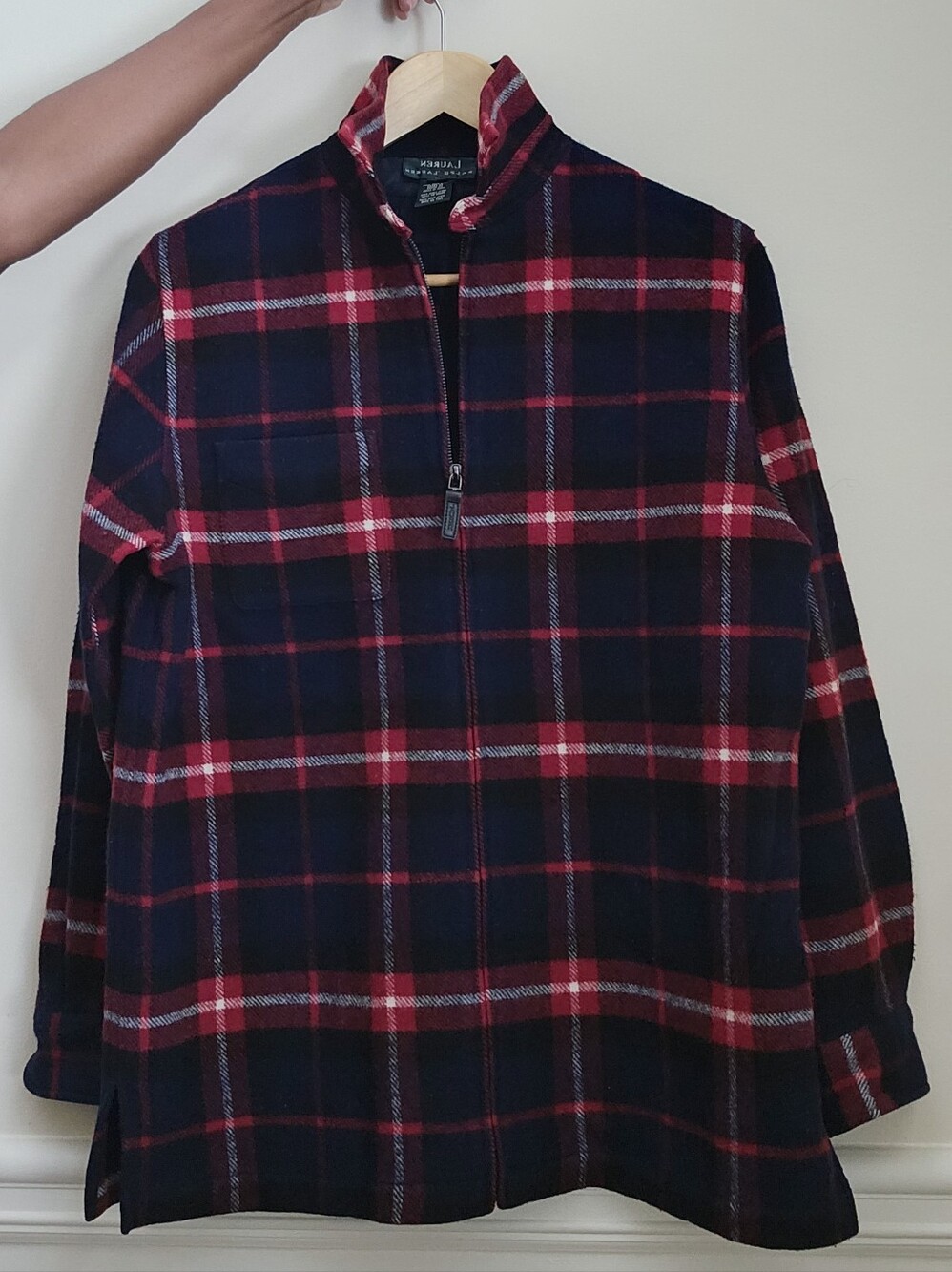 LAUREN Ralph Lauren 100% Pure Wool Shacket
